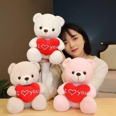 Adorable ours en peluche à câliner, poupée ours en peluche pour enfants, poupée apaisante pour dormir