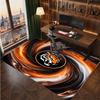 Hull City Football Print Crystal Velvet Rug, Comfortable Water Absorbent Non Slip Indoor Floor Carpet