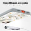 White Line Flowers Magnetic Phone Case For iPhone 17 Pro Max 16 15 14 13 Pro Max For Magsafe Wireless Charge TPU PC Back Cover
