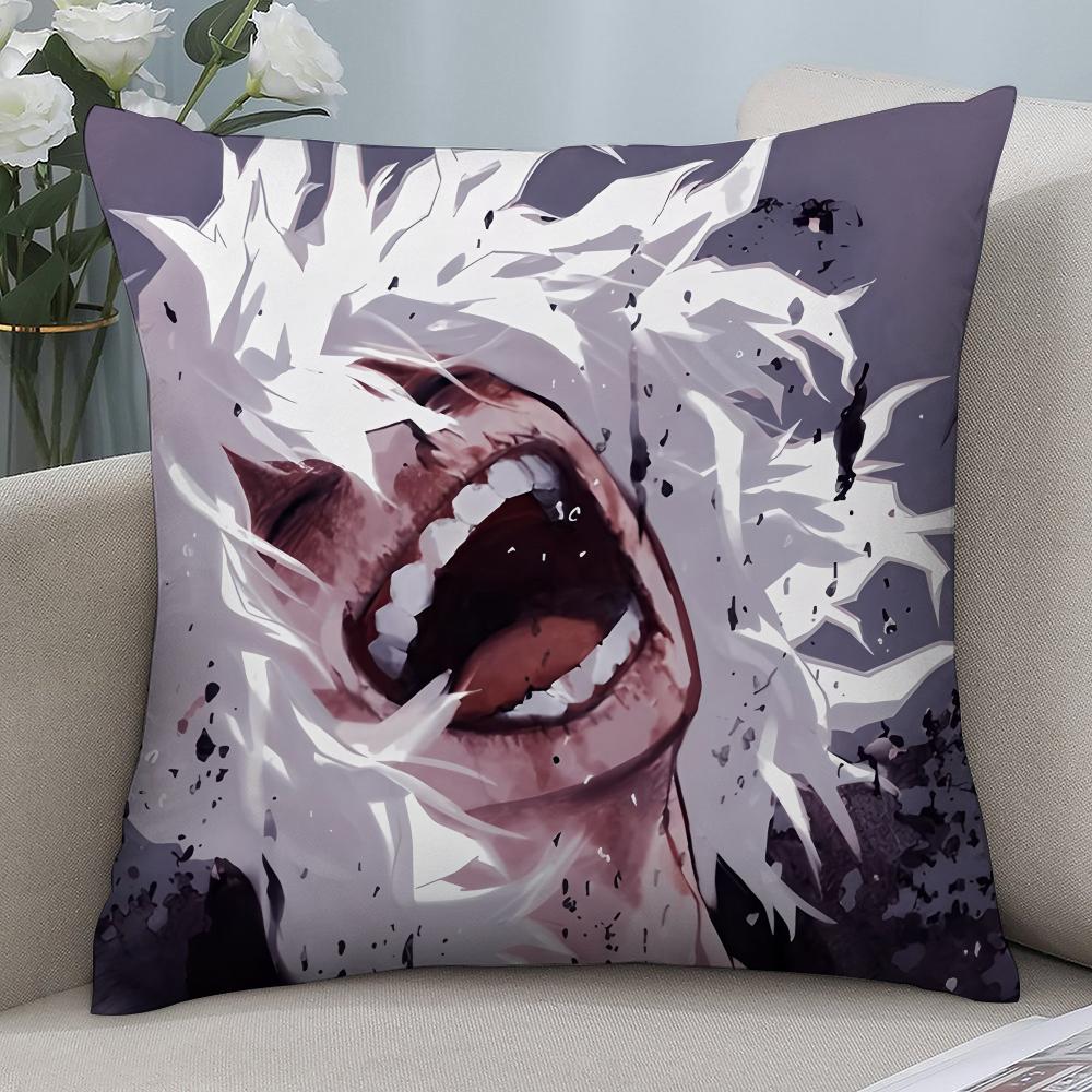 Anime T-Tomura Shigaraki Pillow Case 3D Print Polyester Fiber 40*40 Cm Home Sofa Throw Pillow Cover Decoration Festival Gift