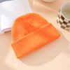 Warm Melon Skin Hat for Going Out In Winter, Knitted Hat for Women, Knitted Hat for Men, Solid Color, Versatile Couple Pullover Hat