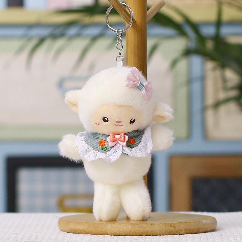 Plush Sheep Keychain With Pp Cotton Filling For Kids And Teens Gift