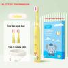 Kids Sonic Electric Toothbrush Cartoon with Colorful LED Light IPX7 Waterproof Rechargeable Overall Clean Teeth Oral Care Toothbrush