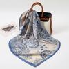 Fashion Print Silk Hairbands Scarf Women  Spring New Elagant Floral Bandana Neck Kerchief Head Bands Foulard Female Scarfs