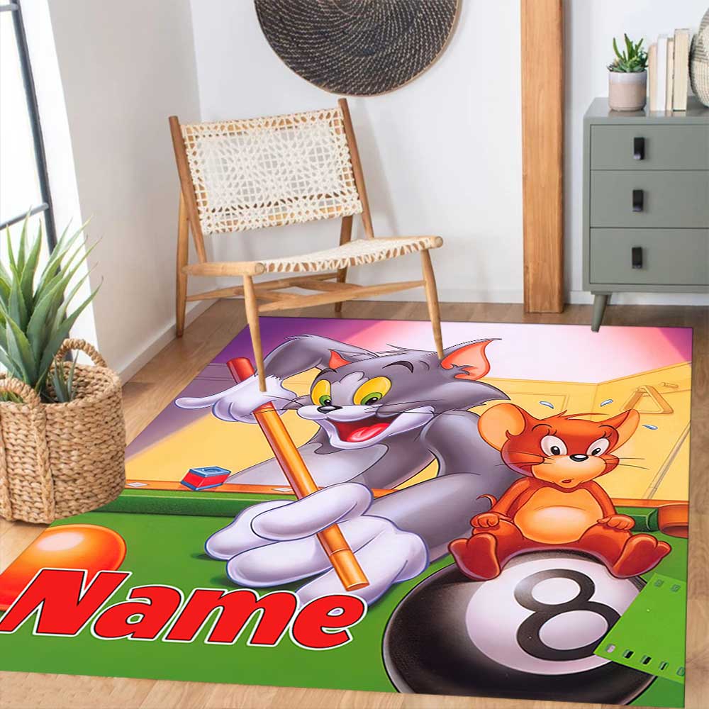 Warner (8) Customize Your Name Rug, Office Chair Cushion, Home Bedroom Living Room Gift.