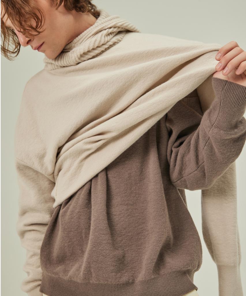Atempo Hoodie Knit_Milktea (Men)