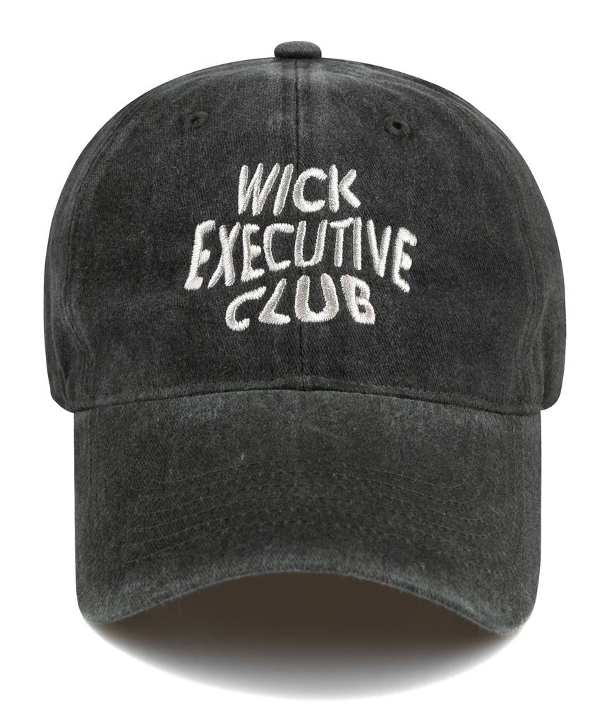 Wig Executive Club Wave Stone Washed Ball Cap - Charcoal