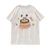 Casual Short-sleeved T-shirt Girls Summer Loose Fashion Design Tops
