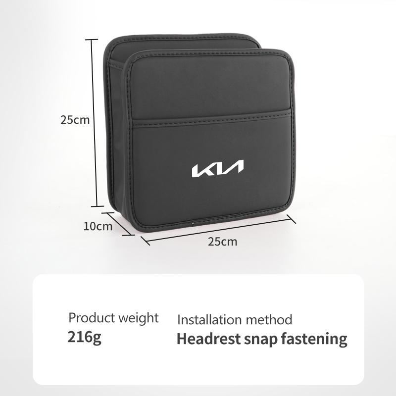 Car Seat Back Storage Case Garbage Hanging Bag Trash Can Bin For KIA Rio K5 K2 Sportage Ceed Sorento Picanto Stinger Soul