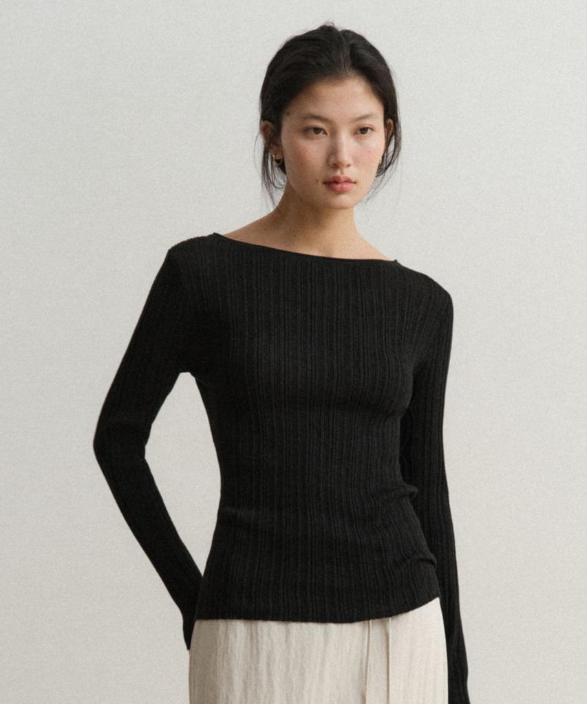 TOWAV Esen Slim Knit_Black