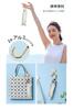 Hiino Kano Folding Parasol for UV Complete Sun and Rain Made of Rattan and Cute Super Gift Ultra-lightweight Women, Approx. 173g/193g, Protection,