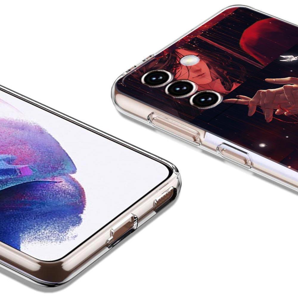 Heaven Official's Blessing Chinese Phone Case For Samsung Galaxy S23 Ultra S22 5G S20 S21 FE 5G S10E S9 S8 S10 Plus Clear Cover