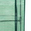 Vidaxl Raised Planter With Greenhouse, Rattan Look, 120X40X138 Cm