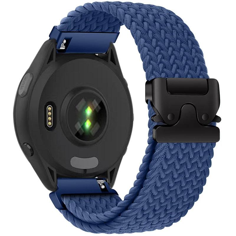 Geflochtenes Schlaufenarmband für Garmin Forerunner 965 970 265 165 570 Fallschirmschnalle Nylon-Uhrenarmband Garmin Venu 4/3/2 Active 6-5 Gürtel