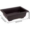 Bonsai Pots For Succulents Bonsai Vase Rectangle Plant Pots For Plants Outdoor Garden Pot Flowerpots Tray Garden Supplies