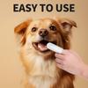 50Piece Dental Finger Wipes for Dogs Cats Plaque Reducing Teeth Cleaning Kit with Breath Freshener Portable for Travel Home Use