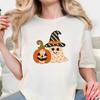 Floral Pumpkin Shirt and Kids tshirt,Comfort Colors Halloween Floral Ghost Outfit