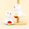Adorable Seal Plush Toy Soft Stuffed Animal Keychain Cartoon Bag Charm