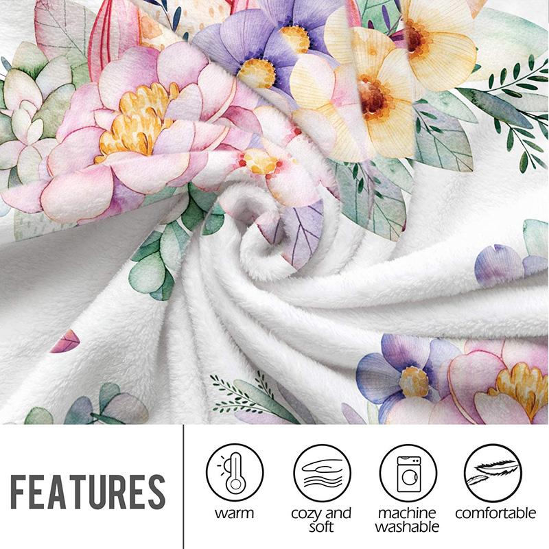 Wat-ford Football Crest Throws Blanket Flannel Blankets Plush for Couch Bed Gifts for Men Women Travel picnic blanket Christmas fan gifts