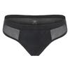 LittleForBig Breathable Underwear Briefs with Tacking Gaff, Brazilian Cheeky, Smooth and Flexible Mesh, Shapewear Briefs, Unisex, Black, Size 3XL