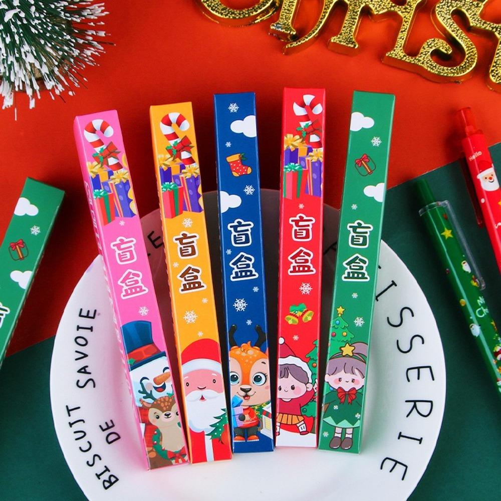 Quick Drying Christmas Blind Box Writing Supplies Cartoon Signature Pen Office Accessories