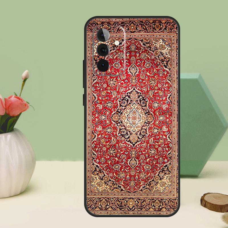 Persian Carpet Floral Pattern For Samsung Galaxy A16 A55 A35 A15 A32 A12 A22 A52 A54 A34 A14 A56 A36 A26 A13 A53 A06 Case