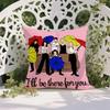 Classic TV Shows Friends-Famous Pillow Case Anti-dustmite Pillowcase Invisible Zipper Silky Short Plush Sofa Cushion Cover