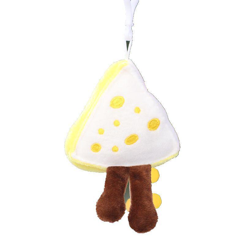 Käse Käse Schultasche Burger Anhänger Auto Puppe Niedlich Plüsch Kinder Ornamente mit Puppen Schlüsselanhänger