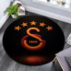 Galatasaray Spor Kulübü Pattern Round rug,Carpet Rug for Living Room Bedroom Playroom ,Non-slip Floor Mat,Holiday Gifts and Birthday Gifts.