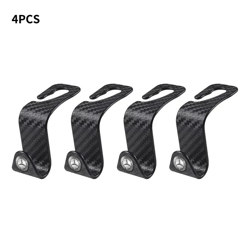 ZPU1  Car Seat Hooks Headrest Storage Hanger Car Interior Hanging Hook For Mercedes Benz AMG A B C E S Class GLA GLC CLA GLK GLE