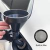 Fuel Funnel with Strainer Wide Mouth Designs Fuel Addition Funnel Debris Filter for Automotive & Motorbike Maintenance