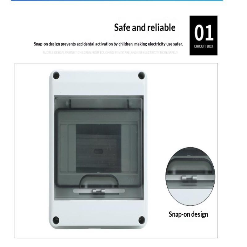 Low-Maintenance Waterproof MCB Panel Box Easy Care Circuit Breaker Distribution for Busy Environments