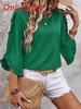 Urban Style Women Blouse With Lace Details For Spring Summer Casual Wear