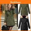 Women's Cotton Padded Winter Down Coat Jacket Thicken And Warm Long Parka For Cold Weather