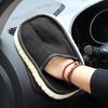 Ultrazachte Microvezel Auto Reinigings Handschoen Perfect voor Auto Detailing & Onderhoud