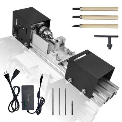 CXCESNS Mini Sústruh Leštenie Korálok Drevospracujúci Mini Vysoké Leštenie Korálok Malá DIY Ručne Vyrobená Súprava Dierovanie Budhistických Korálok Na Gravírovanie 125W Sústruh,