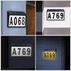 Soft Uniform LED Glow Solar LED Address Plaque Light Solar-Powered LED Light  Entrance Wall