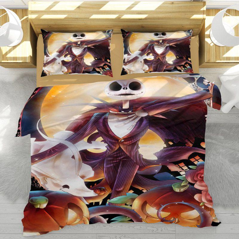 Luxurious The Nightmare Before Christmas 3-piece Bedding Set For Ultimate Comfort