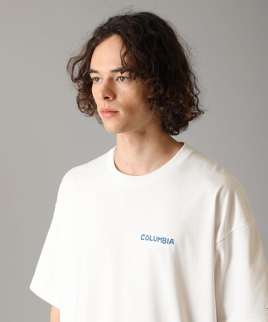 Lake To Avenue Graphic Short Sleeve PG2040 Sea Salt River Size L [Columbia] T-Shirt