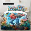 Back To The Future Classic Movie Retro Bedding Set Bed Three Piece Set Single Double Bed Queen Size King Quilt Cover Boy Gift