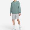 Nike Sweatshirts Men's Gait Leaf Green Crew Neck Moderate Other DB9408-387