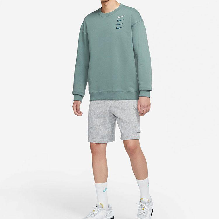 Nike Sweatshirts Men's Gait Leaf Green Crew Neck Moderate Other DB9408-387