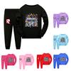 5573 Kinderen Jongens Meisjes Roblox Print Top Broek Nachtkleding Pyjama Sets