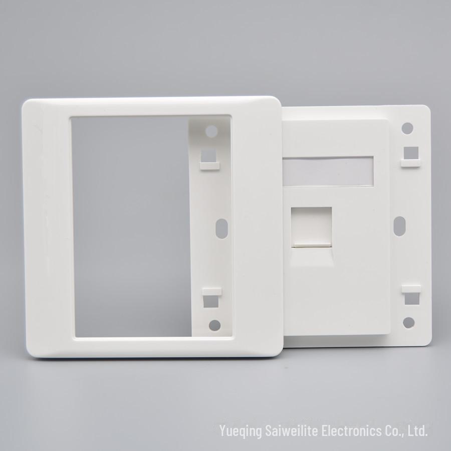Panneau de prises réseau à port unique de type 86 - Module informatique Cat 5