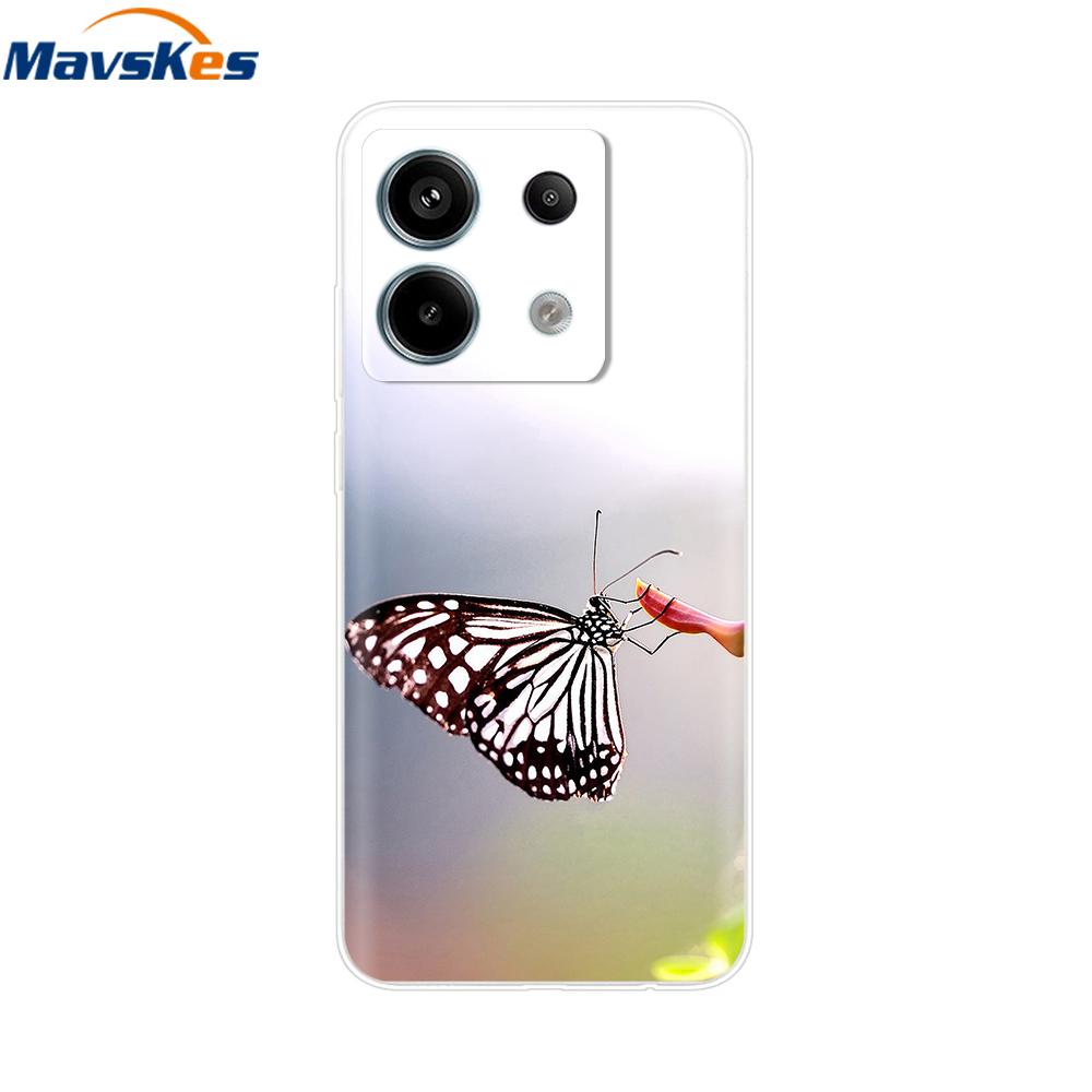 For Redmi Note 13 Pro 4G 5G Fundas Cover TPU Silicon Protective Case For Xiaomi Redmi Note13 13Pro Phone Clear Back Cover Bumper