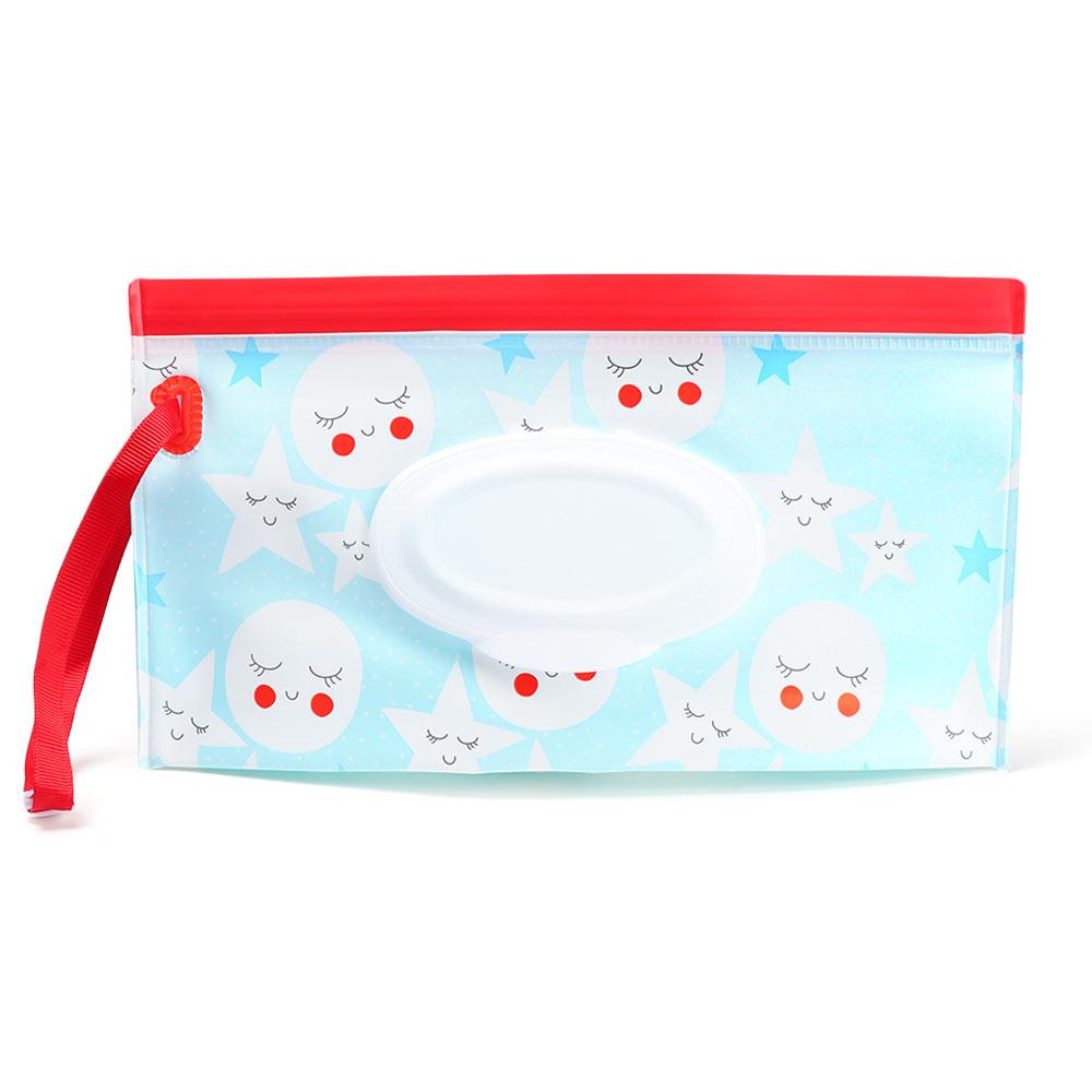 Carrying Case Baby Product Flip Cover Tissue Box Cosmetic Pouch Stroller Accessories Wet Wipes Bag