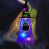 Decorazione di Halloween Cappello Luminoso Fantasma Cappello LED Decorazioni per Feste in Giardino Oggetti di Scena Cappello da Strega Carino e Luminoso Ciondolo di Halloween