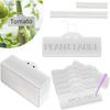 50/100pcs Aluminum Plant Labels Waterproof Writable Soft Plant Tag for Outdoor Garden Flower Vegetable Mark Signage Supplies