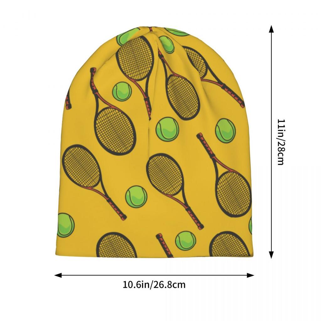 Frauen Sport Tennisspieler Merch Slouchy Beanie Tennis-Ball Ausrüstung Skullies Caps Winddichte Beanies Hüte Geschenk