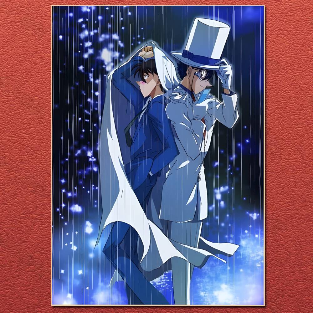 D-DETECTIVE Conan ANIME Poster Canvas Painting Poster With Prints Home Bedroom Living Room Decoration Gift